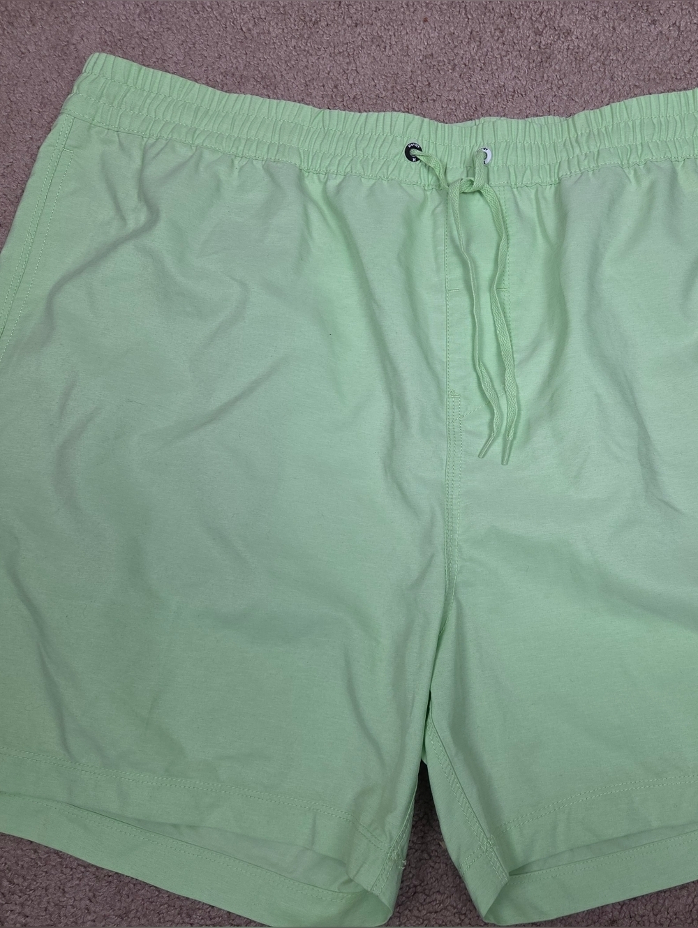 Hurley Men’s Light Green Athletic Drawstring Shorts